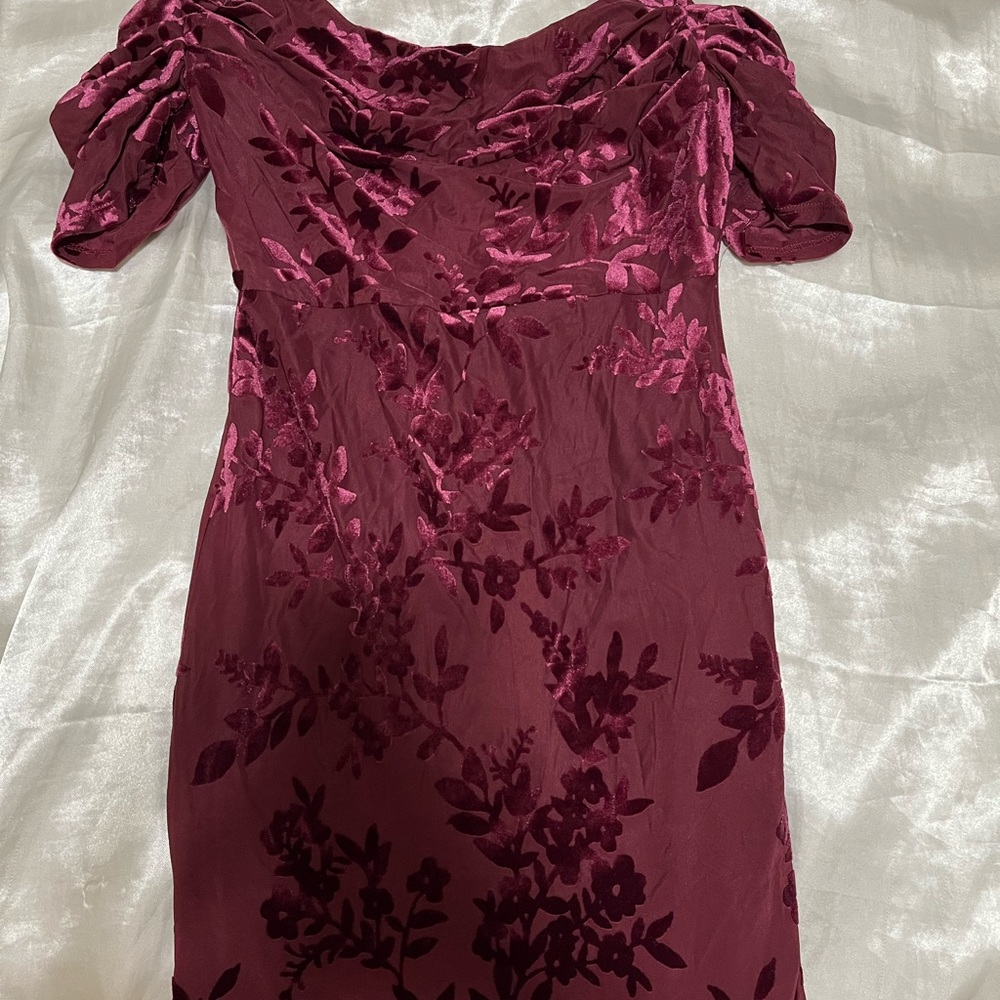 Maroon dress